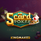 5 Card Poker tic tac toe